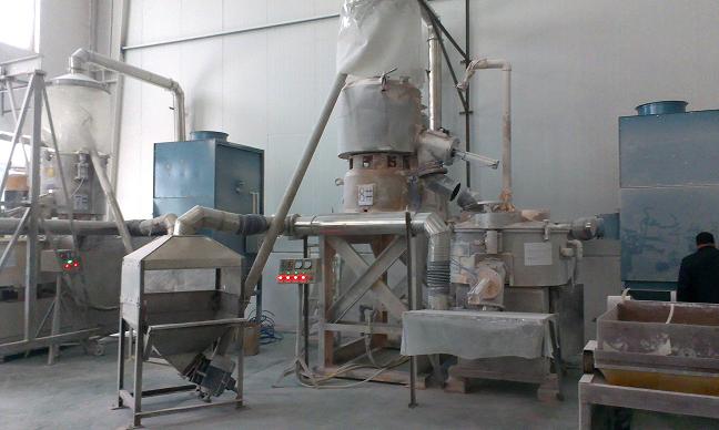 河北雄縣PVC混料機、擠出機除塵系統(tǒng)除塵器已交付使用